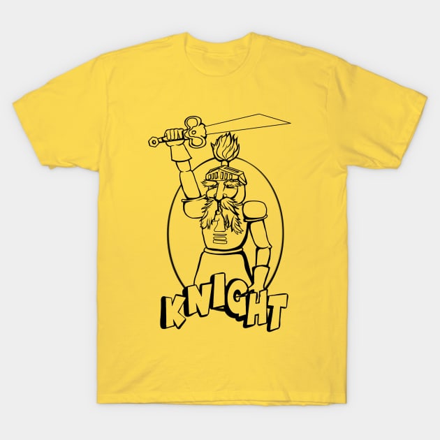 knight knighty cartoon animatronic LOGO T-Shirt by Super-TS